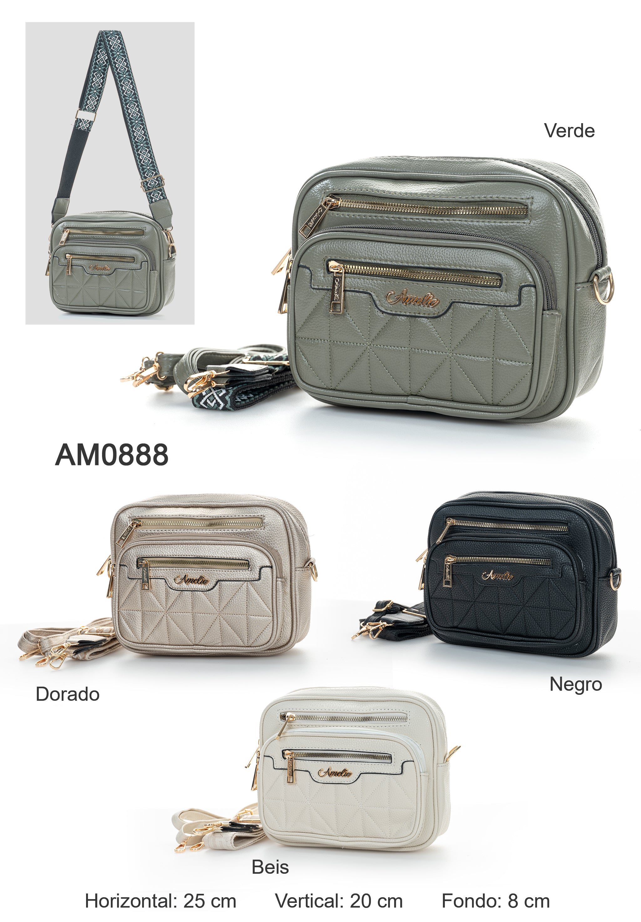 Bolso manos libres (4 bolsillos)